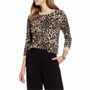 1901 - Leopard Print Spring Sweater